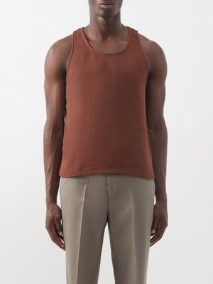Our Legacy - Cotton-knit Tank Top - Mens - Brown
