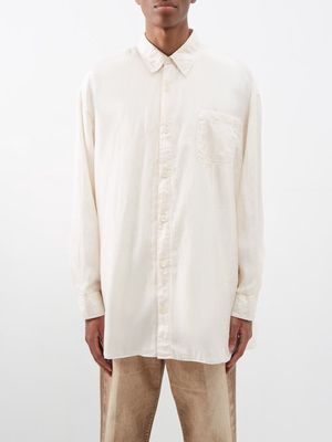 Our Legacy - Darling Oversized Cotton-blend Shirt - Mens - Off White