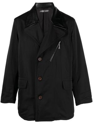 Our Legacy double-breasted trench coat - Black