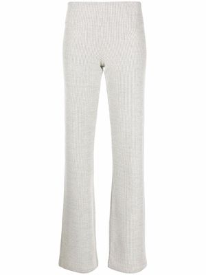 Our Legacy Draft ribbed flared trousers - Grey