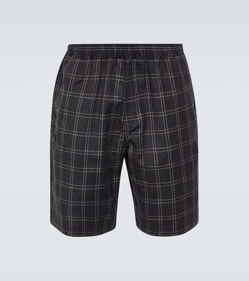 Our Legacy Drape checked technical shorts