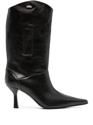 OUR LEGACY Envelope 100mm leather boots - Black