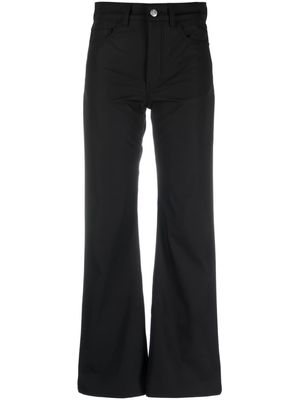 OUR LEGACY flared cotton trousers - Black