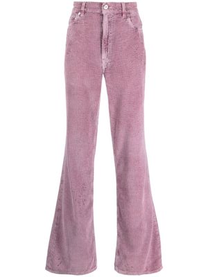 OUR LEGACY flared-leg corduroy trousers - Pink