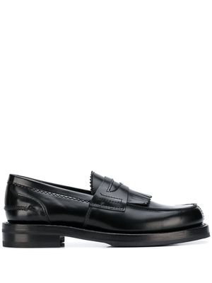 OUR LEGACY fringed slip-on loafers - Black