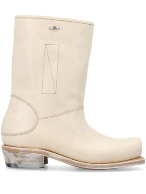 OUR LEGACY Gear leather boots - Neutrals