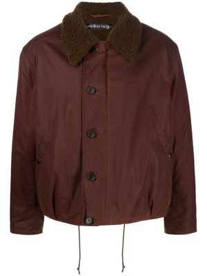 OUR LEGACY Grizzly wax-coated jacket - Brown
