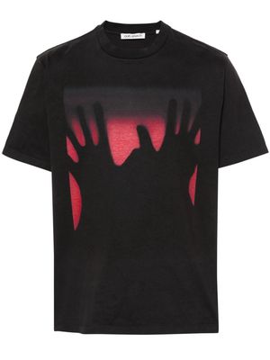 OUR LEGACY hands-print cotton T-shirt - Black