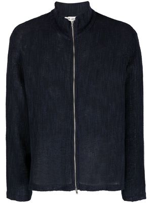 OUR LEGACY high-neck zip-up cardigan - Blue