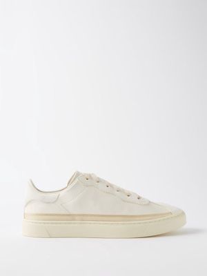 Our Legacy - Highlander Suede And Leather Trainers - Mens - White