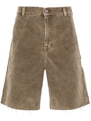 OUR LEGACY Joiner corduroy high-rise shorts - Brown
