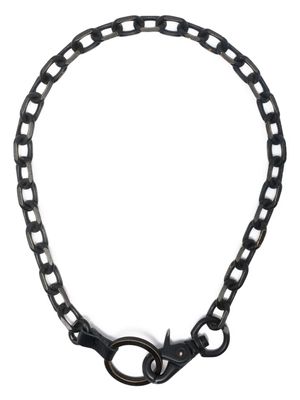 OUR LEGACY Ladon matte chain necklace - Black