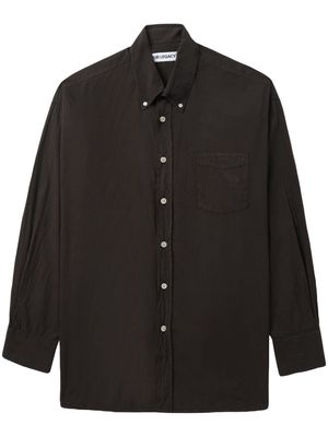 OUR LEGACY long-sleeve cotton shirt - Brown