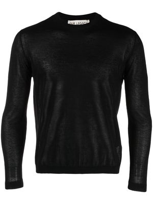 OUR LEGACY long-sleeved cotton sweatshirt - Black