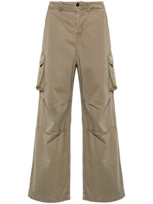 OUR LEGACY Mount Cargo wide-leg trousers - Green
