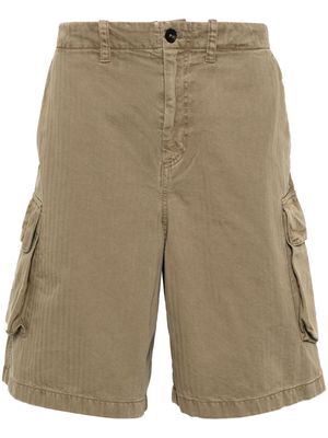 OUR LEGACY Mount cotton cargo shorts - Green