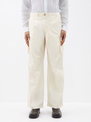 Our Legacy - Mount Cotton Cargo Trousers - Mens - Pearl