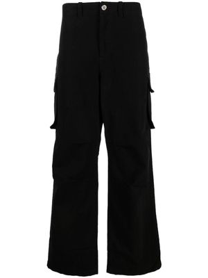 OUR LEGACY Mount wide-leg cargo trousers - Black