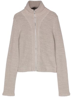 OUR LEGACY Musk Dusk rope-weave cardigan - Neutrals