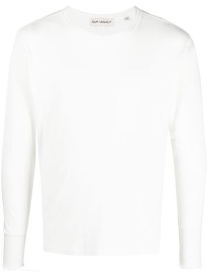OUR LEGACY Nying long-sleeve top - White