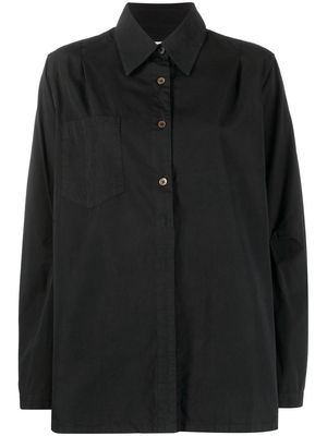 OUR LEGACY oversized long-sleeve shirt - Black
