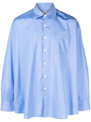 Our Legacy oversized long-sleeve shirt - Blue