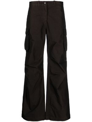 OUR LEGACY Peak straight-leg cargo trousers - Brown
