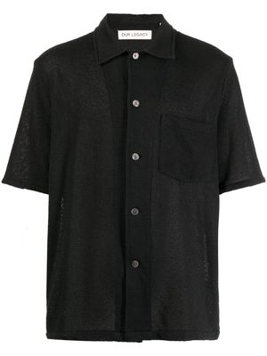 OUR LEGACY pouch pocket button-up shirt - Black