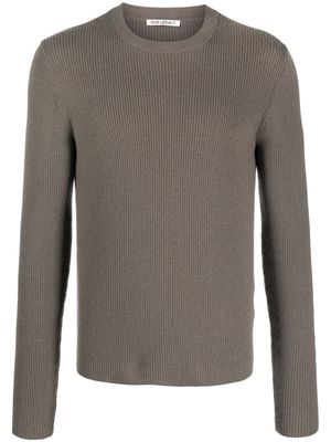 OUR LEGACY ribbed-knit merino wool jumper - Grey