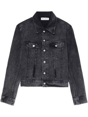 OUR LEGACY Rodeo panelled cropped denim jacket - Black