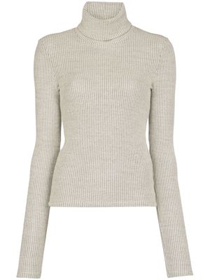 Our Legacy roll-neck ribbed-knit jumper - Grey
