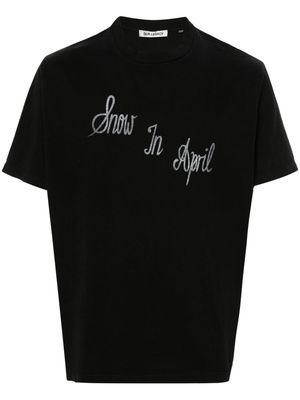 OUR LEGACY Ronja-print cotton T-shirt - Black