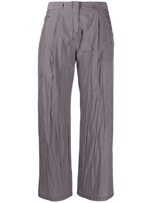 OUR LEGACY Serene crinkled trousers - Purple