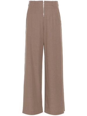 OUR LEGACY Serene wide-leg trousers - Brown