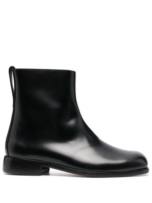 OUR LEGACY square-toe leather ankle-boots - Black