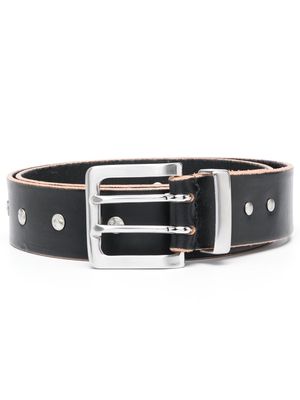 OUR LEGACY studded leather belt - Black