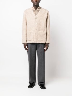 Our Legacy textured-knit cardigan - Neutrals