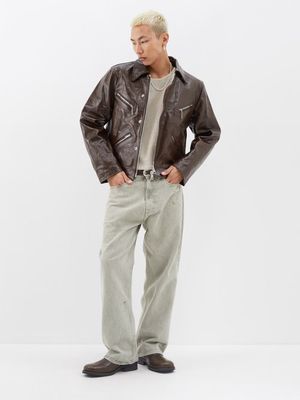 Our Legacy - Third Cut Relaxed-leg Jeans - Mens - Beige