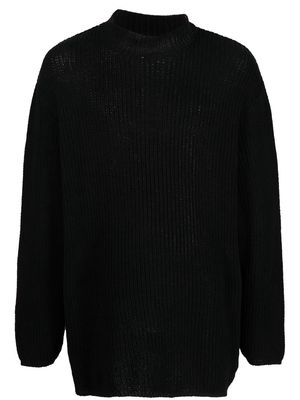 Our Legacy turtle-neck knitted jumper - Black