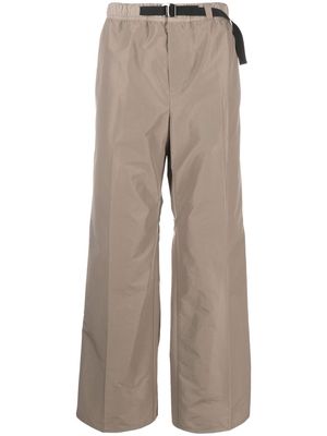 OUR LEGACY Wander drawstring-detail trousers - Brown