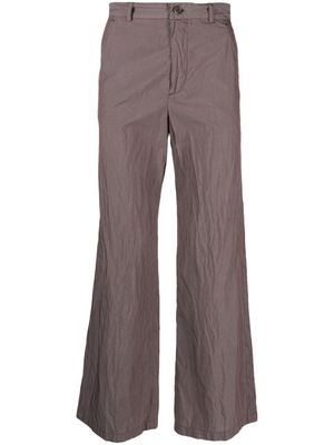 OUR LEGACY wide-leg cotton trousers - Grey
