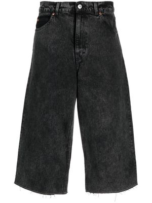 OUR LEGACY wide-leg cropped jeans - Black