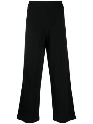 OUR LEGACY wide-leg knitted-construction trousers - Black