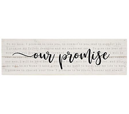 Our Promise Wall Art by Sincere Surroundings