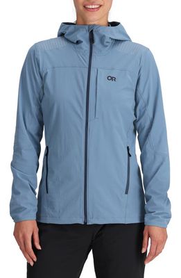 Outdoor Research Ferrosi Water Resistant DuraPrint Hooded Jacket in Olympic 