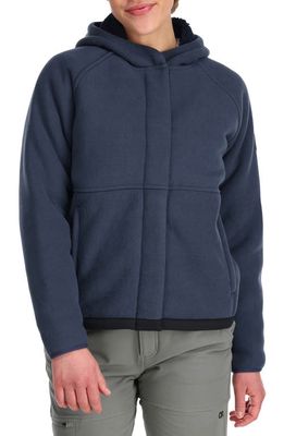 Outdoor Research Juneau Full Zip Fleece Hoodie in Naval Blue