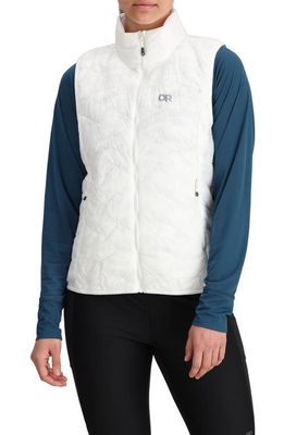 Outdoor Research SuperStrand Lightweight Puffer Vest in Snow