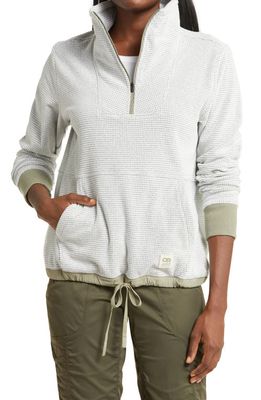Outdoor Research Trail Mix Quarter-Zip Pullover in Snow