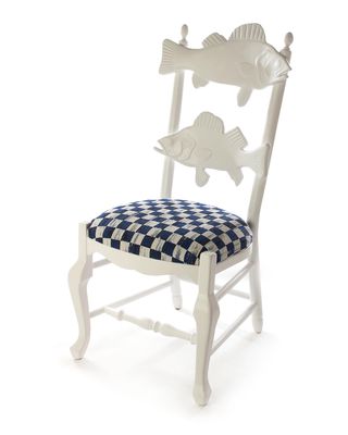 Outdoor Royal Check Fish Chair