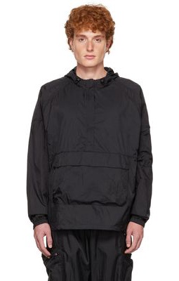 Outdoor Voices Black Windbreaker Jacket